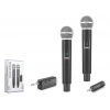 Uhf Kablosuz 2 Mikrofonlu Set (6.35mm, Siyah-HDX2802)