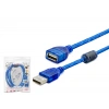 USB Uzatma Kablosu 3 M (HDX7535Şeffaf Mavi̇)