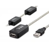 USB 2.0 Uzatma Kablosu 30 Mt (Silver Siyah - HDX7525)