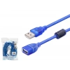 USB Uzatma Kablosu 5 M (HDX7536Şeffaf Mavi̇)