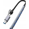 ZR288 7 Port Ads303/D Type-C Usb Metal Usb Hub