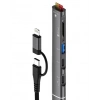 ZR563 Lightning Type-C 5 İn 1 Usb Hub Card Reader