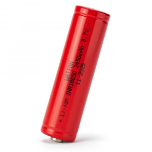 18650 2450mAh 3.7V Li-ion Şarj Edilebilir Pil (WT-INR18650)