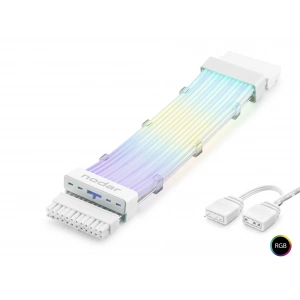 24 Pin Argb Power Supply Uzatma Kablosu (Gümüş Kaplamalı Bükülebilir - 2Mm 108 Led Beyaz ND2814W)