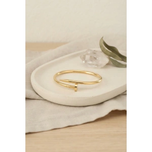316L Çelik Gold Renk Çivi Model Bileklik