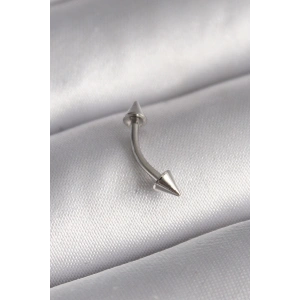 316L Çelik Gümüş Renk Çivi Model Piercing
