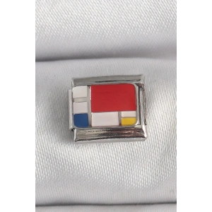 316L Çelik Gümüş Renk Karışık Renk Portre Model Nomination Charm