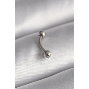 316L Çelik Gümüş Renk Topçuk Model Piercing