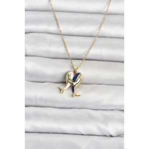 316L Çelik Zincir Gold Renk Dolphin Model Kadın Kolye