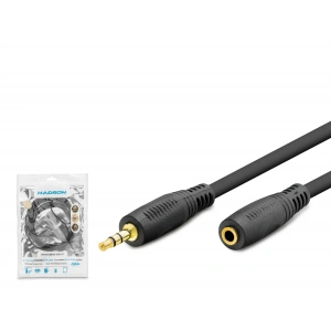 3.5 Mm Aux Uzatma Kablosu 3 Mt (Siyah HDX1019)