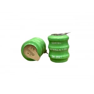 Buton Pil 3.6V 3S1P 60 Mah 2 Pin NI-MH