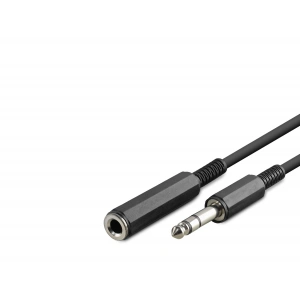 6.35Mm Gitar Uzatma Kablosu 1.5 M - Siyah HDX1050
