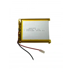 785060 3.7V 2800mAh Li-Polymer Pil Devreli/1.5A