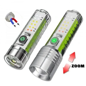 8 Fonksiyonlu Şarjlı LED El Feneri (WT-609)