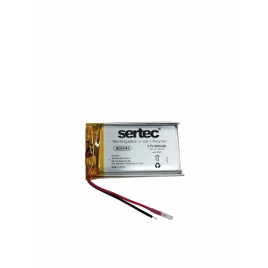 Li-Polymer Pil 3.7V 800mAh (Devreli/1.5A,802540)