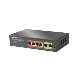 POE Switch (4 Port, 2 Uplink, 45W, HDX1440)