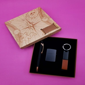 Anahtarlık, Çakmak Ve Touchpen Kalem Set
