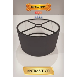 Antrasit Gri Lambader Başlığı (35cm)
