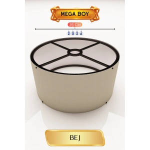 Bej Lambader Başlığı (35cm)