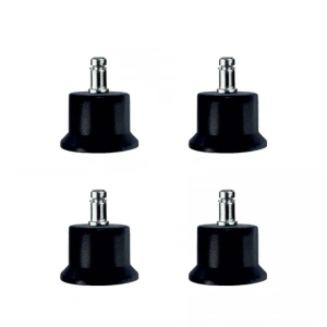 Bekleme Bingo Ayak Geçmeli Pimli - 50MM - Siyah 11MM HKS282 - 4 Adet