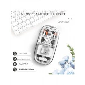 Wireless Mouse (Beyaz 501 Bt - ZR1133)