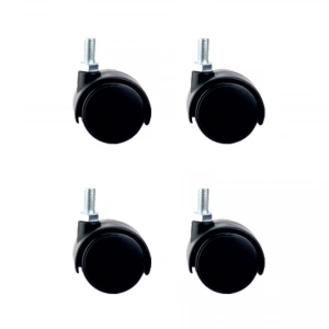 Büyük Plastik Vidalı Teker - 50MM HKS127 - 4 Adet