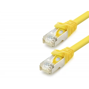 Cat7 Ethernet Patch Kablosu 10 Gbps 600 Mhz 30 Cm - Sarı HDX5101