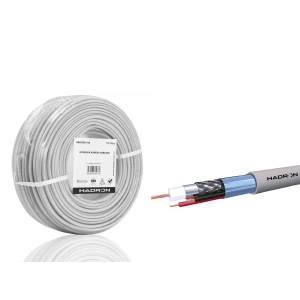 Cctv Kablo Mini Coax Eco Cca 2X0.50mm 100 Mt (Gri - HDX5580-100)