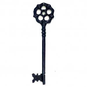 Büyük Boy Süs Anahtarı Çiçek Dekoratif Anahtar 220x56mm