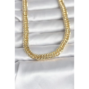 CM 14K Gold Renk Kalın Zincir Model 60 cm Kadın Kolye