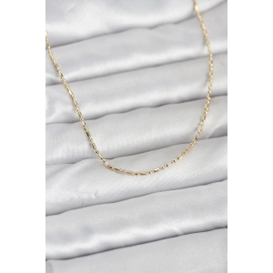 CM 14K Gold Renk Zincirli 60 cm Kadın Kolye