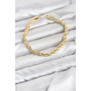 CM Burgu Model Gold Renk Pirinç Kadın Bileklik