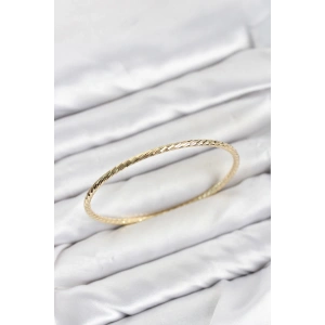 CM Gold Renk Lazer Kesim Model 65 mm Bilezik