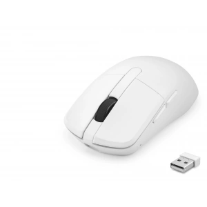 Beyaz Şarjlı Kablosuz Mouse (Dual Mode, 2.4 Ghz, Bluetooth 5.0, 6200 Dpı,  HDX3414W)
