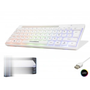 Gaming Mini Klavye Led - Beyaz HDX2608