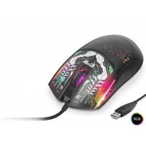 USB Kablolu Mouse 7200 Dpi (Rgb, Graffiti Desenli, Siyah - G306A)