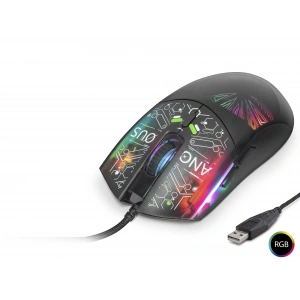 USB Kablolu Mouse 7200 Dpi (Rgb, Art Desenli, Siyah - G306C)