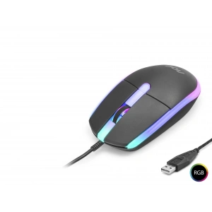 Gaming Mouse Optik 1200 Dpi Usb Rgb - Siyah GM150B/LA