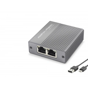 Gigabit Ethernet Switch (4 Port, Type C Güç Girişi, Gri - HDX1413)