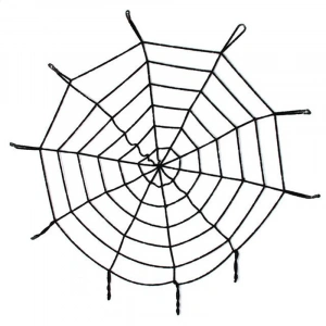 Halloween Cadılar Bayramı Örümcek Ağ Dekor Siyah 1.5 Metre