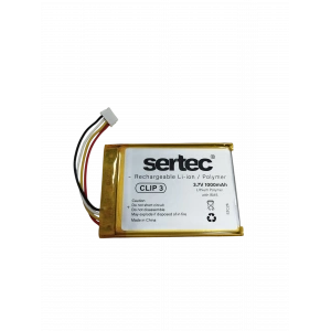 Clip3 uyumlu 3.7v 1000 mah Soketli Batarya