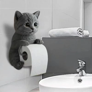 Tuvalet Kağıtlığı (Kedi Tasarım)