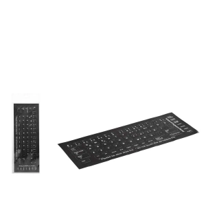 Türkçe Q Klavye Sticker Tuş Takımı (Siyah HDX8256)
