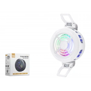 Telefon Soğutucu (Klipsli Fan Rgb - Beyaz K56)
