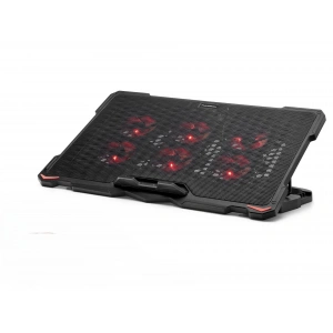 Laptop Soğutucu (6 Fanlı, Ledli, Siyah - HDX4255)
