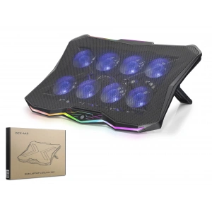 Laptop Soğutucu 8 Fan Rgb (13 - 17.3 için, Siyah - DCXAA3)