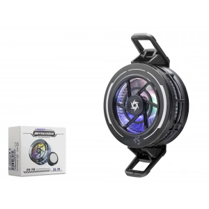 Telefon Soğutucu Fan (Rgb Isı Göstergeli, Manyetik Klipsli, Siyah - SL70)