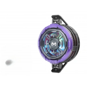 Telefon Soğutucu Fan (Manyetik Klipsli,Rgb,Mor Siyah - CX08AI)