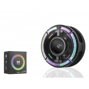 Manyetik Telefon Soğutucu Fan (15W Rgb Dijital Ekranlı - Siyah CX15)