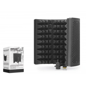 Mikrofon Ses Yansıma Önleyici (Izole Paneli, Siyah - G1)